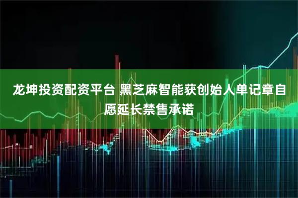 龙坤投资配资平台 黑芝麻智能获创始人单记章自愿延长禁售承诺